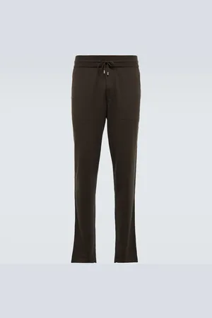 Loro Piana Pantalon de survêtement en coton et cachemire
