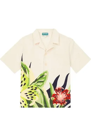 Kenzo Chemise en coton à fleurs