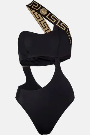 VERSACE Maillot de bain Greca asymétrique