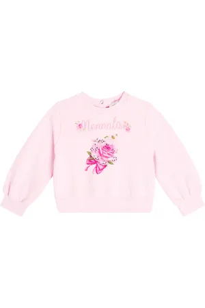 MONNALISA Bébé – Pull imprimé en coton mélangé