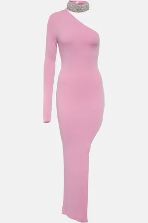 GIUSEPPE DI MORABITO Robe longue en laine mélangée à ornements