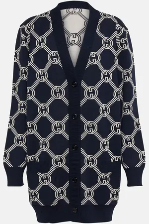 Gucci Cardigan GG réversible en laine mélangée