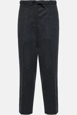Jil Sander Pantalon droit en laine vierge