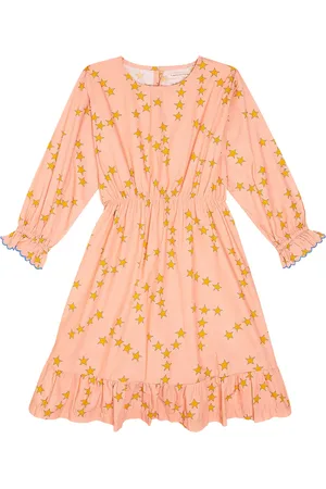 Tiny Cottons Robe Tiny Stars Frills en coton