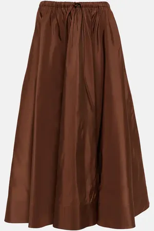 VALENTINO Jupe midi en soie