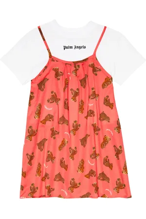 Palm Angels Robe imprimée en coton