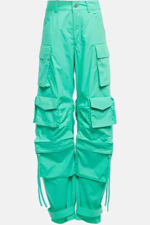 The Attico Pantalon cargo Fern en toile de coton