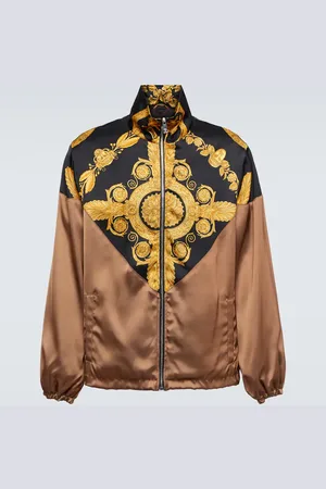 VERSACE Veste bomber Maschera Baroque en satin