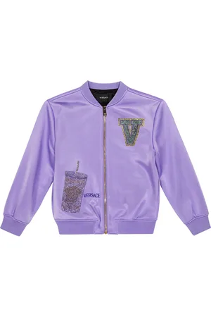 VERSACE Veste teddy brodée