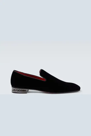 Christian Louboutin Mocassins Dandyrocks en velours
