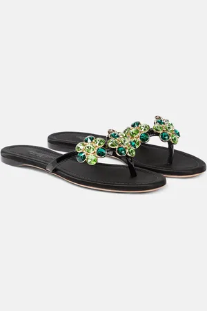 Giambattista Valli Tongs en cuir