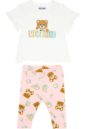 Moschino Bébé – Ensemble t-shirt et short en coton mélangé