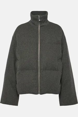 Totême Veste doudoune en laine mélangée