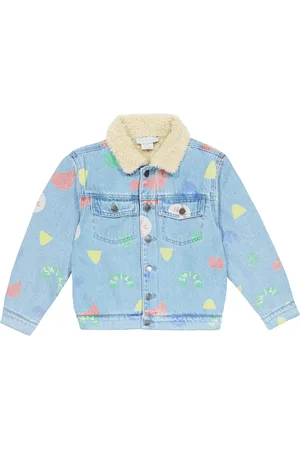 Stella McCartney Veste en jean et shearling synthétique
