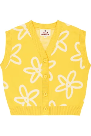 Jelly Mallow Pull sans manches en coton à fleurs