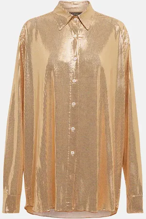 Oseree Oséree Chemise Disco métallisée