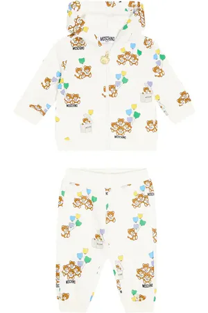 Moschino Bébé – Ensemble de survêtement à capuche en coton
