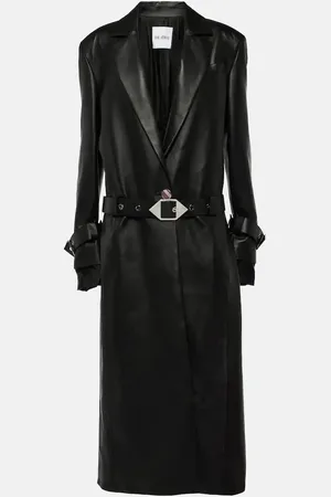 The Attico Manteau en cuir