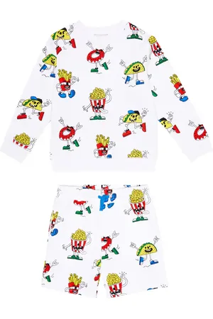 Stella McCartney Ensemble sweat-shirt et short imprimés