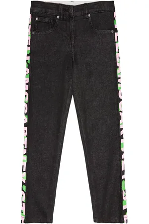 Stella McCartney Jean droit à logo