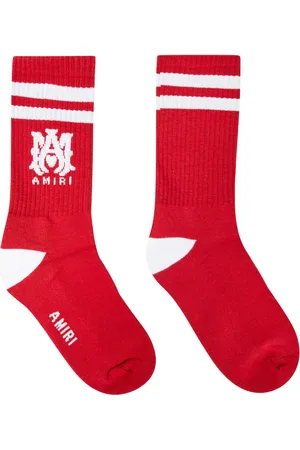 AMIRI Chaussettes imprimées en coton mélangé