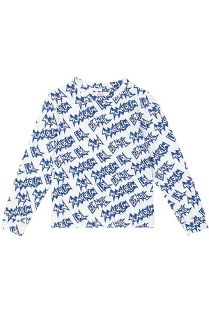 ERL Top en coton mélangé à logo