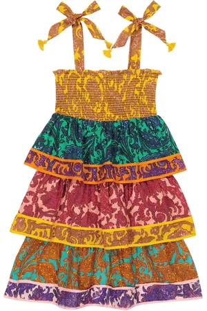 ZIMMERMANN Robe Tiggy en coton à motif cachemire