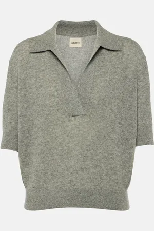 Khaite Polo Shrunken Jo en cachemire mélangé