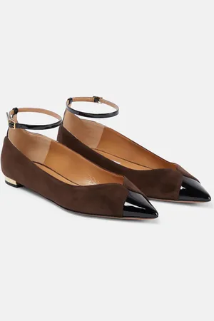Aquazzura Ballerines Pinot en daim