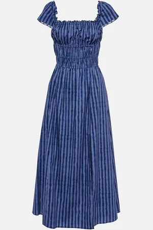 Altuzarra Robe midi en coton mélangé