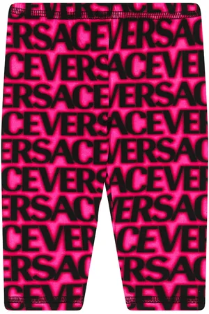 VERSACE Bébé – Legging en coton mélangé à logo