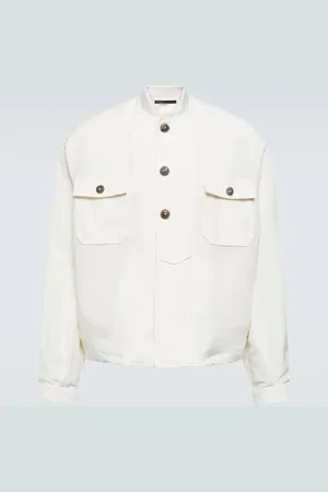 Giorgio Armani Veste en lin et soie
