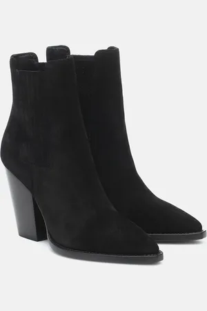 Saint Laurent Bottines Theo 95 en daim