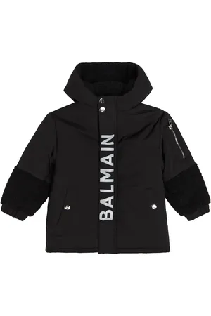 Balmain Veste matelassée à logo