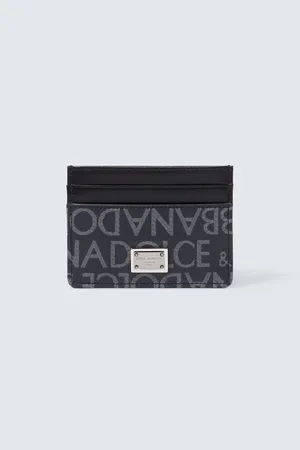 Dolce & Gabbana Porte-cartes en cuir à logo