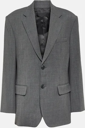 NILI LOTAN Blazer Boyfriend en laine mélangée