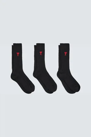 Ami Set de 3 paires de chaussettes en coton mélangé