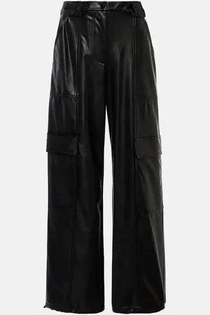 Simkhai Pantalon cargo Sofia en cuir synthétique