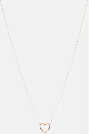 Roxanne First Collier Heart en or 14 ct et saphirs
