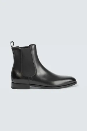 Manolo Blahnik Bottines chelsea Delsa en cuir