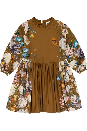 Molo Robe Como en coton à fleurs