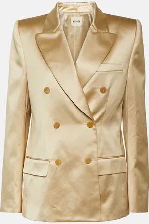 Khaite Blazer Nathan en satin