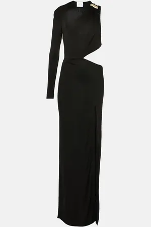 GALVAN Robe longue asymétrique