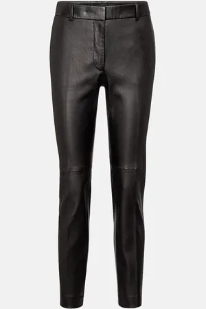Joseph Pantalon Coleman raccourci en cuir