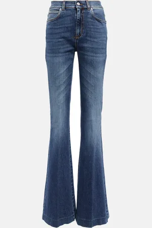 Alexander McQueen Jean flare à taille haute
