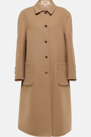 Gucci Manteau en laine et soie