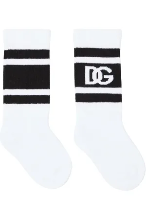 Dolce & Gabbana Chaussettes en coton mélangé à logo