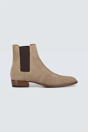 Saint Laurent Bottines Chelsea Wyatt en daim