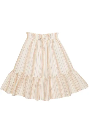 BONPOINT Jupe Aliette rayée en coton mélangé