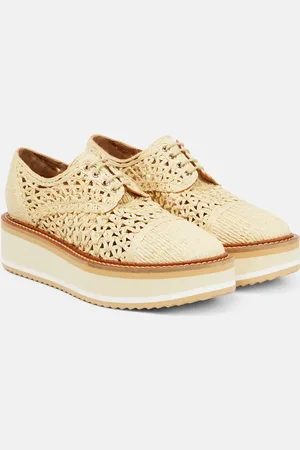 Robert Clergerie Chaussures Borril à plateforme en raphia